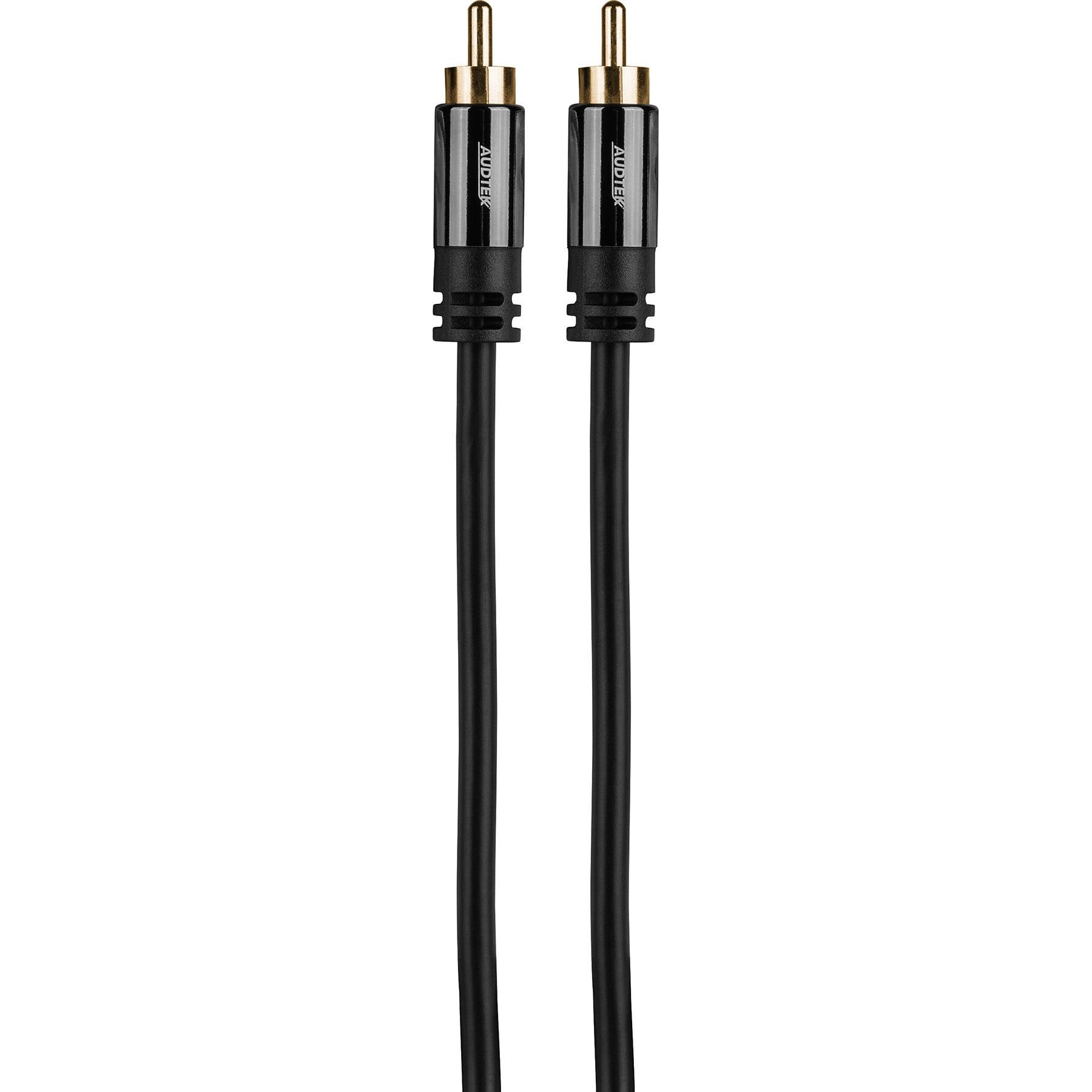 Photos - Cable (video, audio, USB) Audtek SMC12 Premium Single RCA Audio Video Subwoofer Cable with Metal She